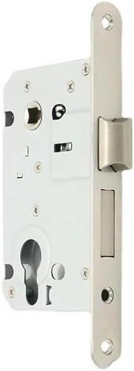 Insteekslot Binnen - Deurslot Lichaam - Binnendeuren Beveiligen - Voor Hout & Ambidextrous - 7250B - Zilver