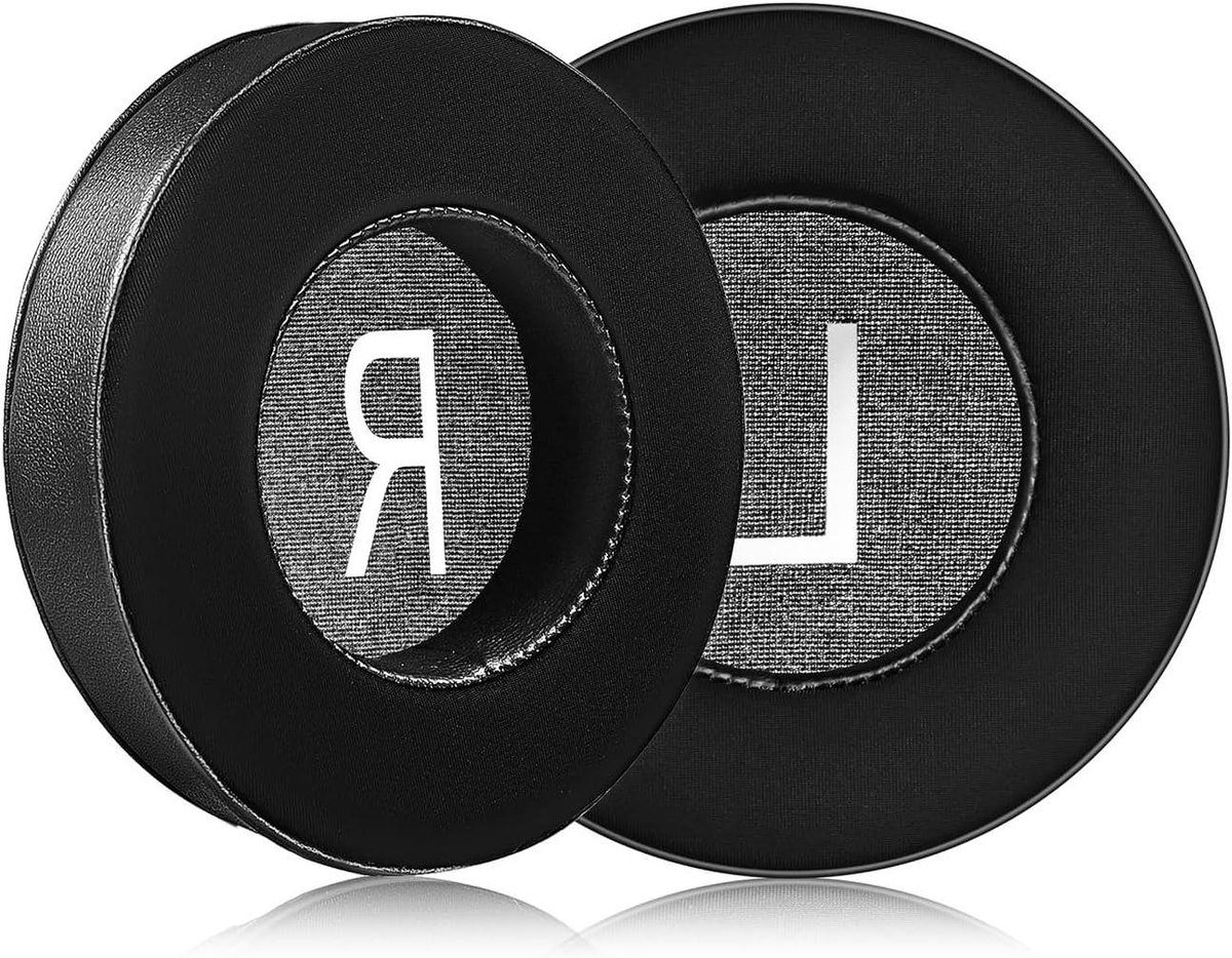 Oorkussens Vervanging - Oorschelpen Kussentjes - Hoofdtelefoon Comfort - Geluidsisolatie - 70-105mm - Zwart