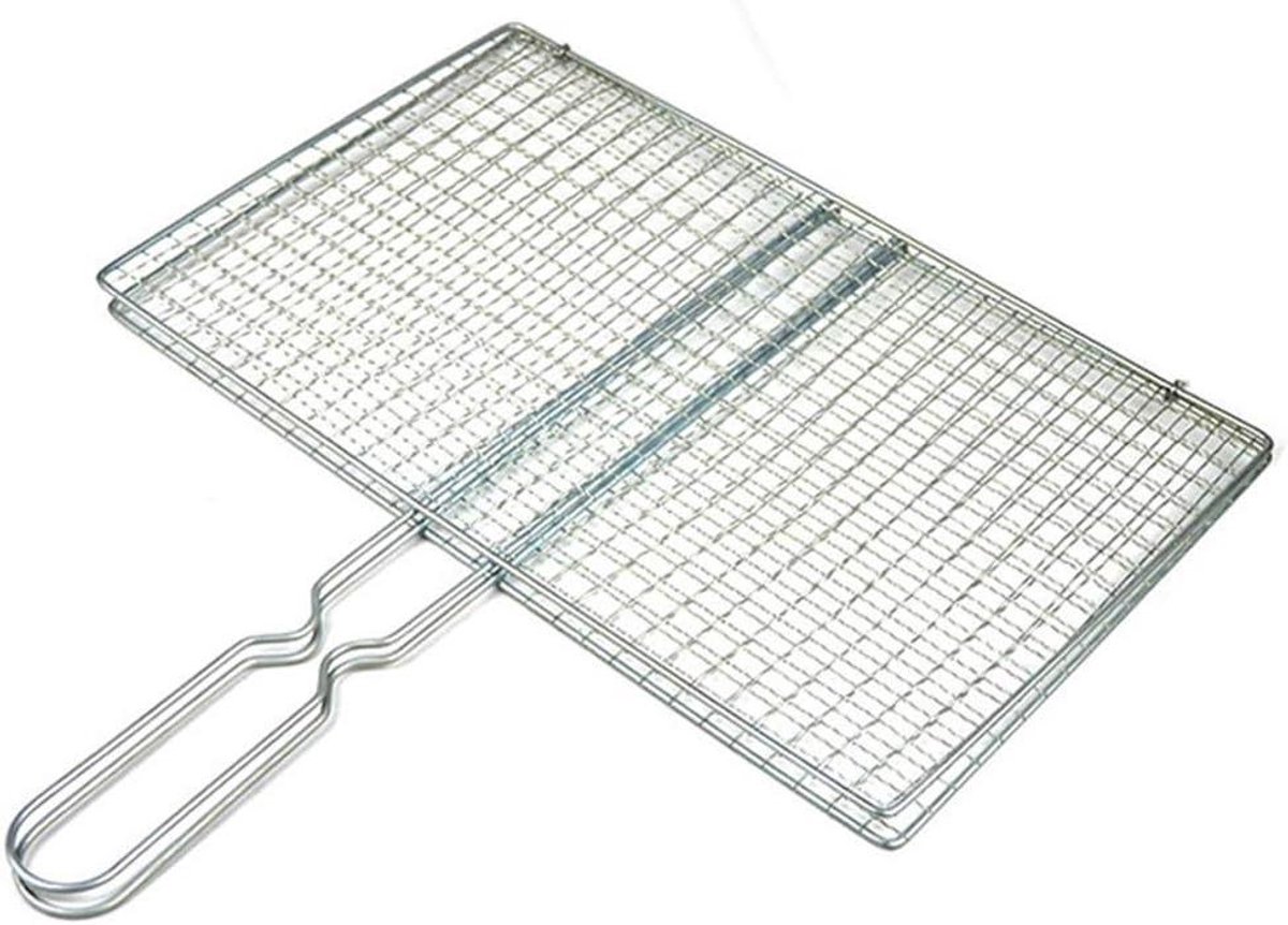 BBQ Kookgerei Set - Barbecue Accessoires - Buiten Koken - Roestvrij Staal - 35 cm - Zilver