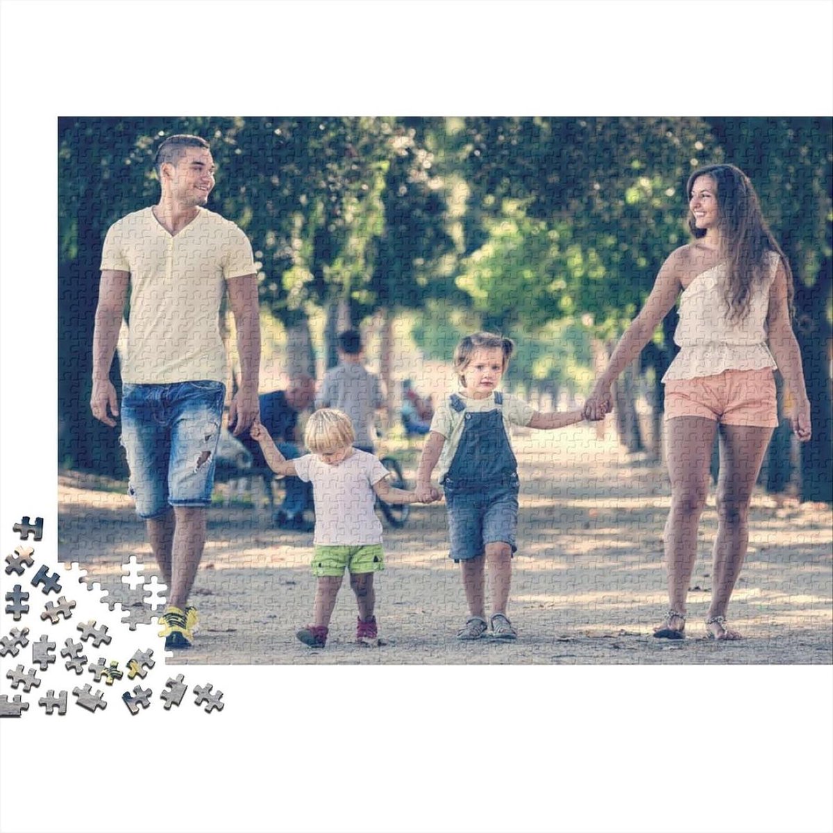 Gepersonaliseerde Puzzel - Foto Puzzel Eigen Foto - Ontspanning en Plezier - Met Bonus Poster - 1000 Stukjes - Meerdere Kleuren