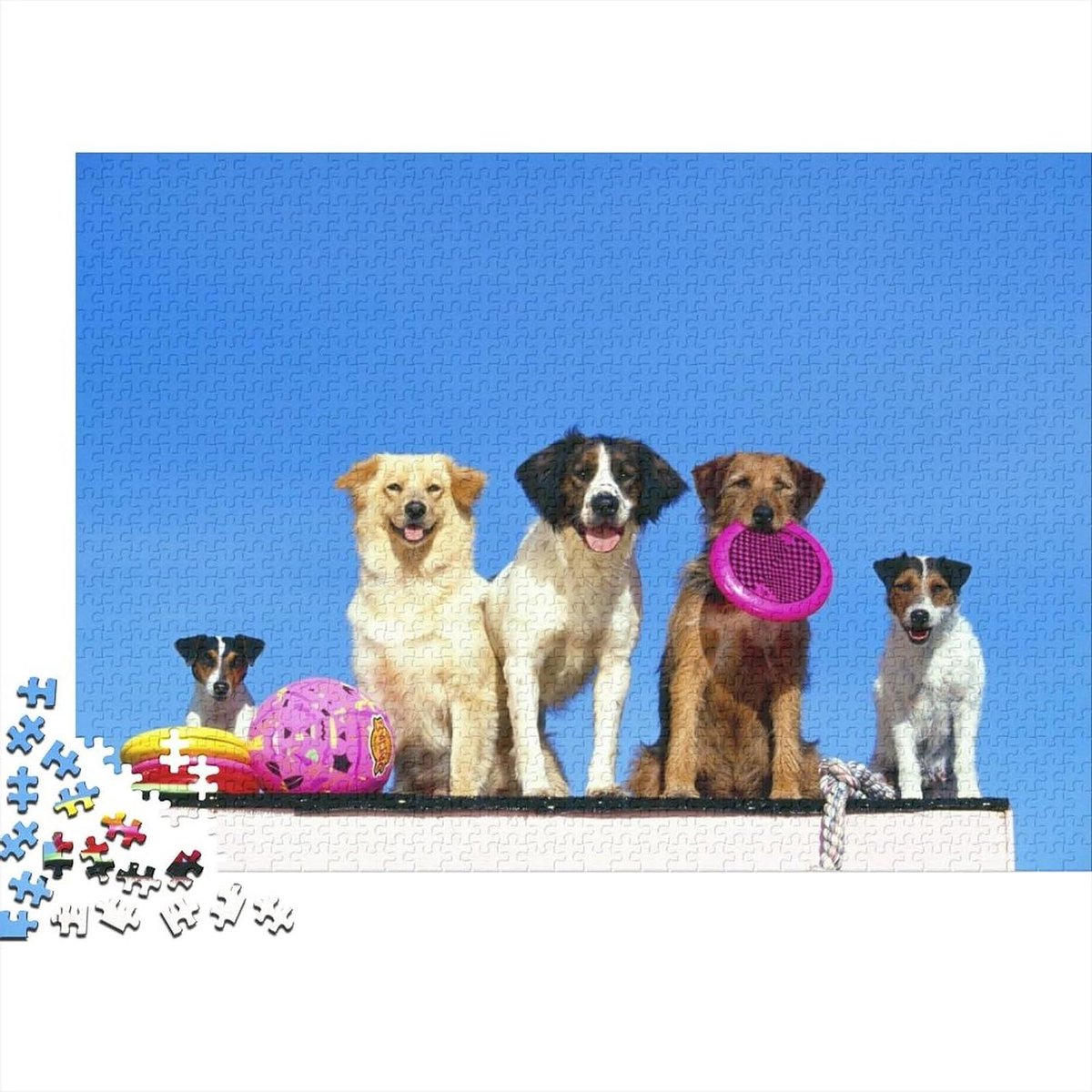 Fotopuzzel Zelf Vormgeven - Eigen Afbeelding Puzzel - Ontspanning Thuis - Unieke Puzzelstukjes - 75 x 50 cm - Meerdere Kleuren
