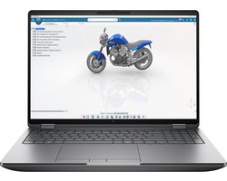 "HP ZBook Fury G1i Intel Core Ultra 9 285HX Mobiel werkstation 40,6 cm (16"") 2.5K 64 GB DDR5-SDRAM 2 TB SSD NVIDIA RTX PRO 3000 Blackwell Wi-Fi 7 (802.11be) Windows 11 Pro AI Workstation, AI PC Zilver"