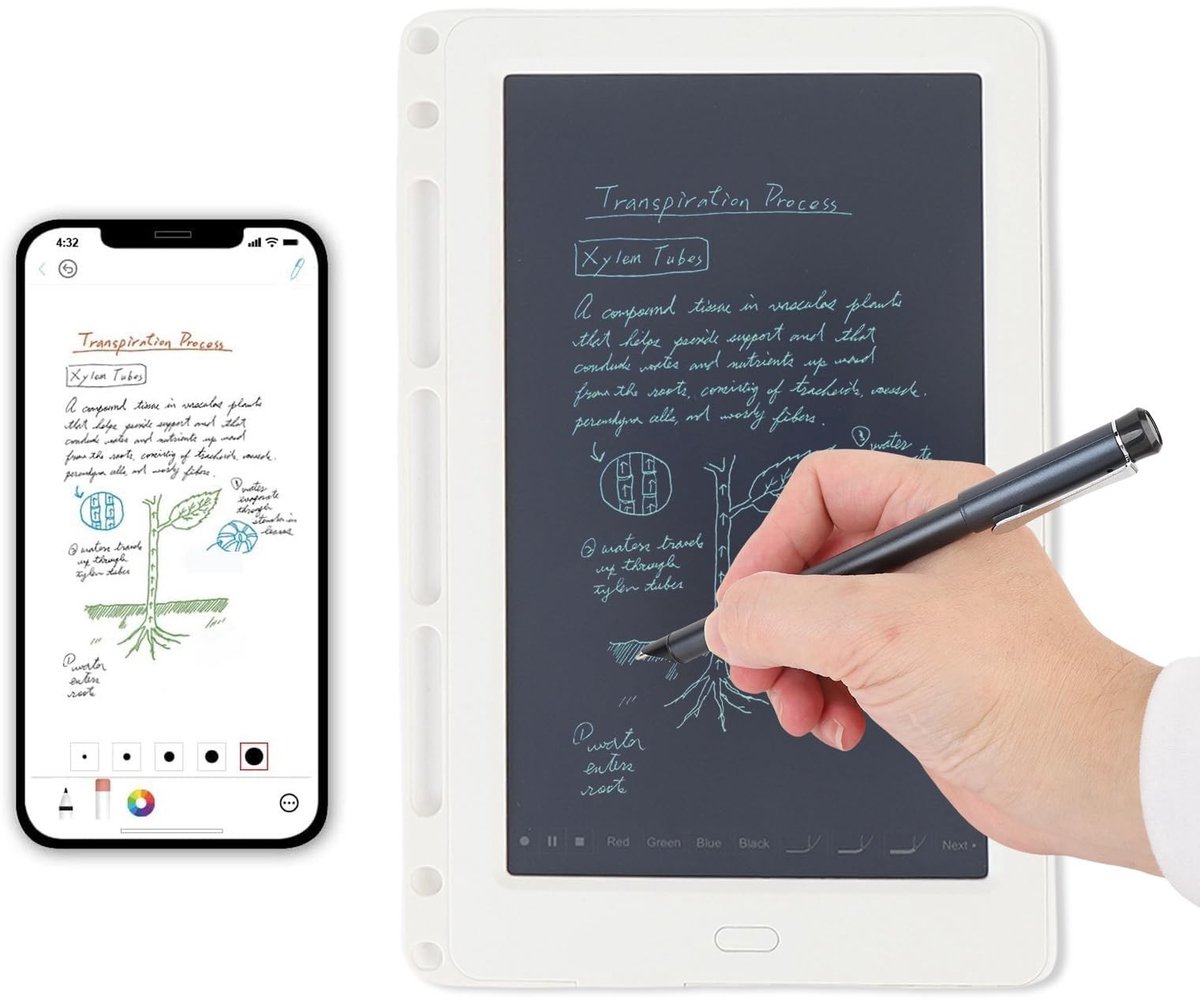 ONF3 - Digitale Notitieboek - Bluetooth Grafisch Tablet - Ideaal voor Leren en Werken - Inclusief Pen - Perfect voor Tekenen - Draagbaar en Lich...