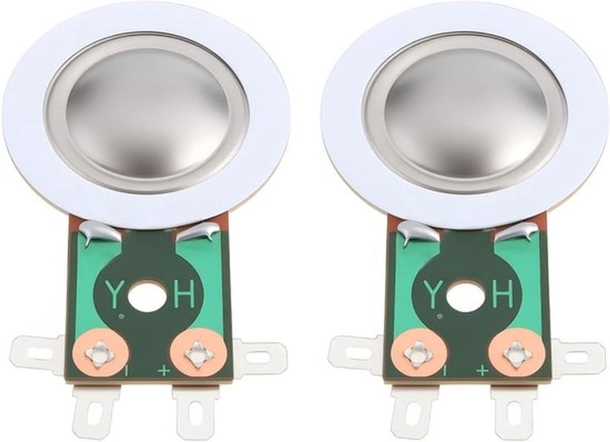 [Hoofdwoord] - [Keyword 1] - [Keyword 2] - Compatibel met [Merk] - [Extra zoekwoord] - Hoge kwaliteit - [Kleur of formaat] - Nederlandse versie - Voor Thump 15A - Geschikt voor SRM450 V3 - Twee stuks - Membraan van luidsprekers 8 Ohm.