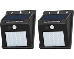 Merkloos Draadloze LED-buitenlampen op zonne-energie (30 LED's) - Automatisch aan/uit bij beweging