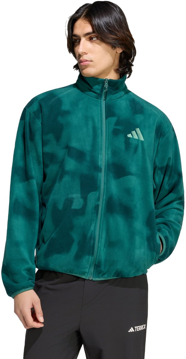 Adidas Terrex Terrex Multi Climawarm Full Zip Fleece Jack Heren Groen