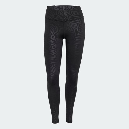 Adidas Performance All Me Essentials Graphic Legging - Dames - Zwart van Adidas — afbeelding 4