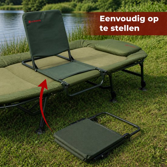 Ultimate COM4 Bedchair Buddy - Karperstoel van Ultimate — afbeelding 4