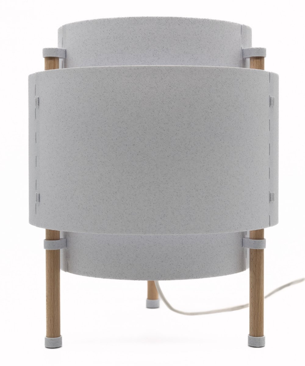 Home 3D® - Tafellamp Stracciatella - Beukenhout - 30 cm - E27‑fitting - Ontworpen en Gemaakt in Nederland