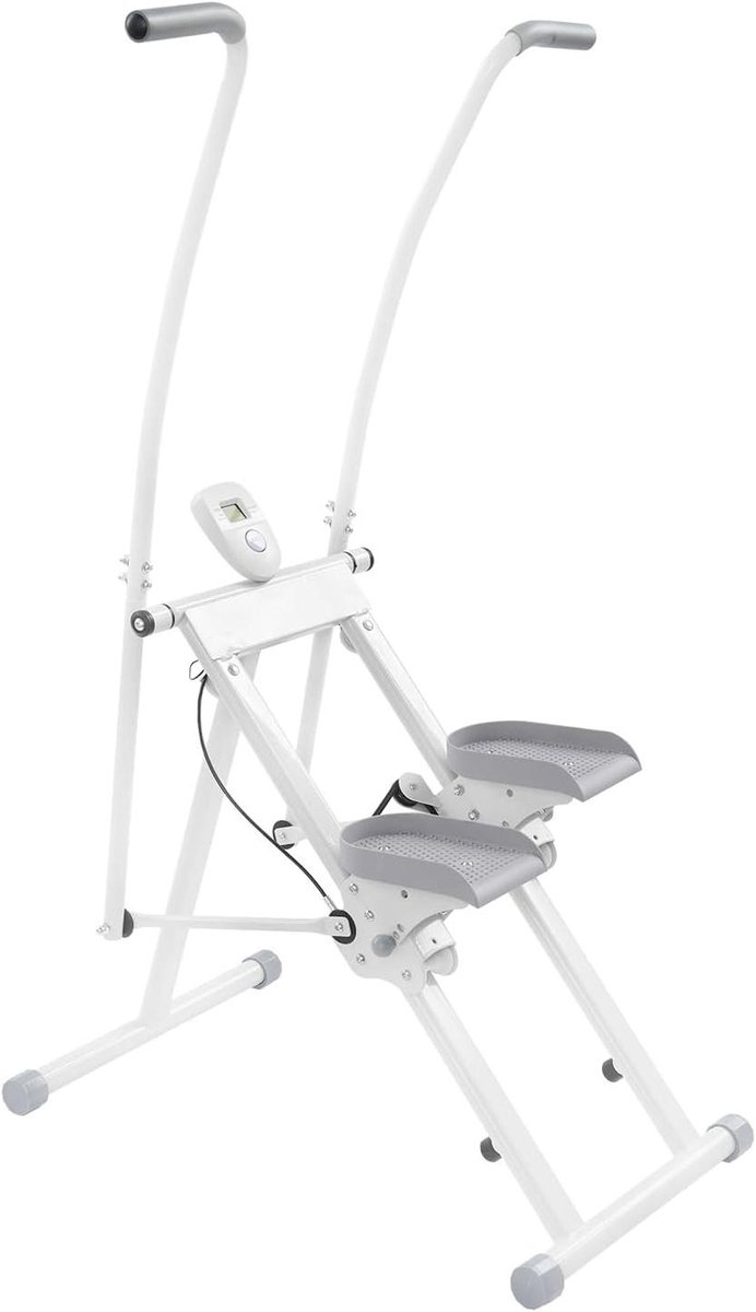Stair Stepper Hometrainer - Trapklimmer Verticale Machine - Thuis Hometraining - Verstelbare Pedalen - 46 x 88 x 136 cm