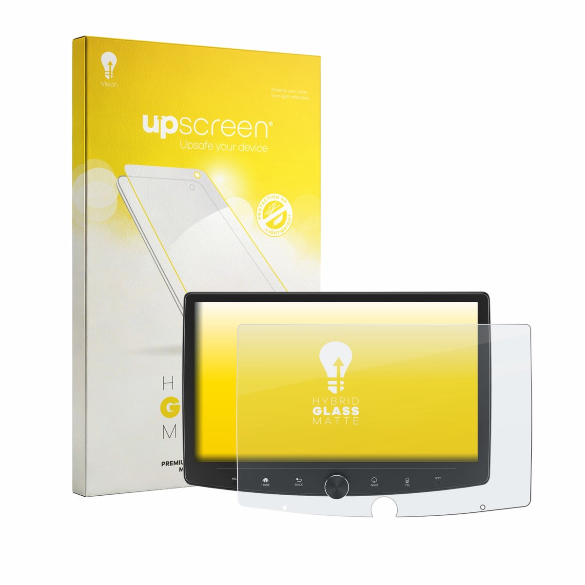 upscreen - Screenprotector voor Eonon UX6SK2-PLUS - Folie Beschermfolie Beschermglas matte