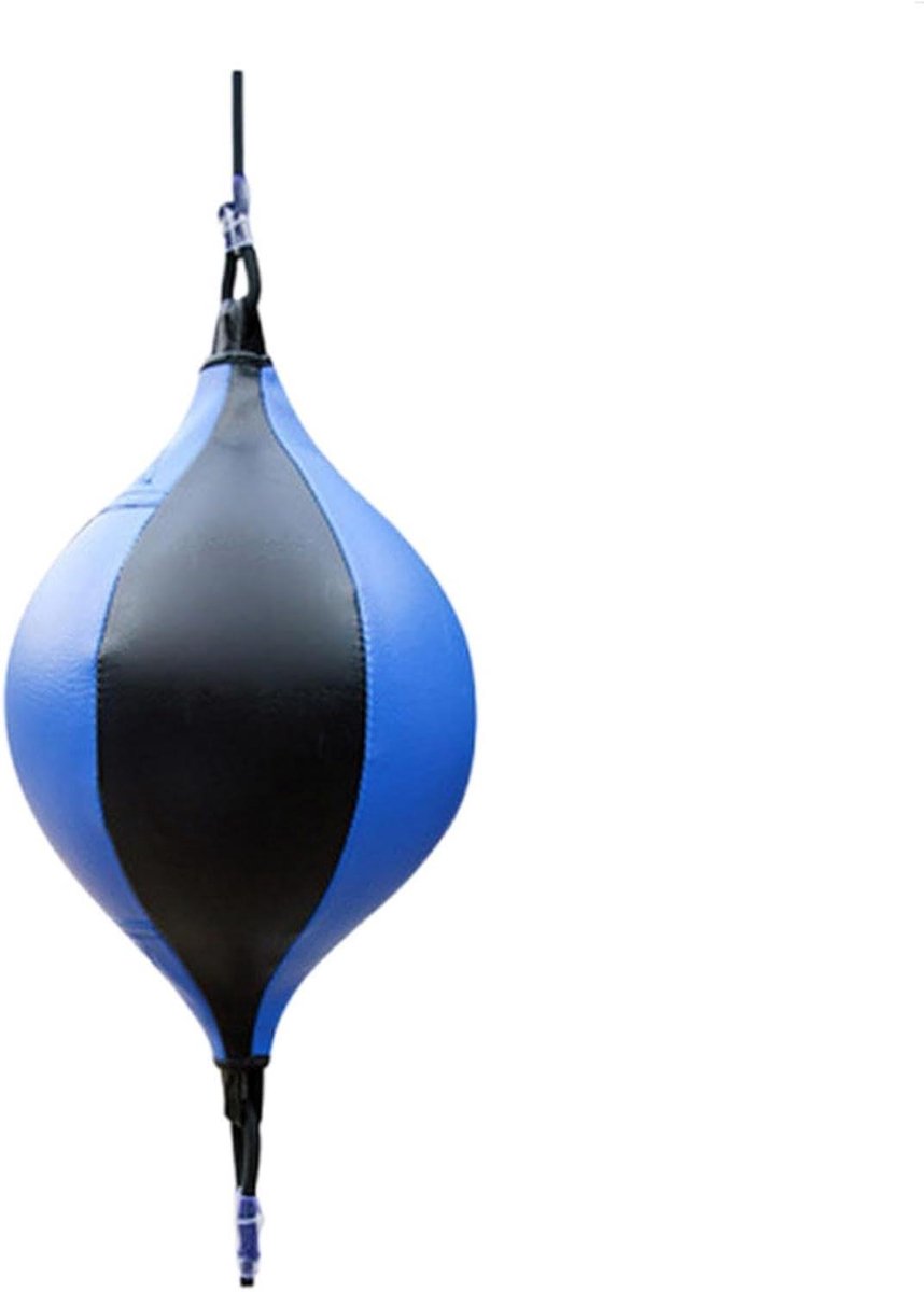 Bokszak Dubbele Eind - Speed Ball Boksen - Coördinatie Trainen - Verstelbare Spanning - N.v.t. - Blauw Zwart