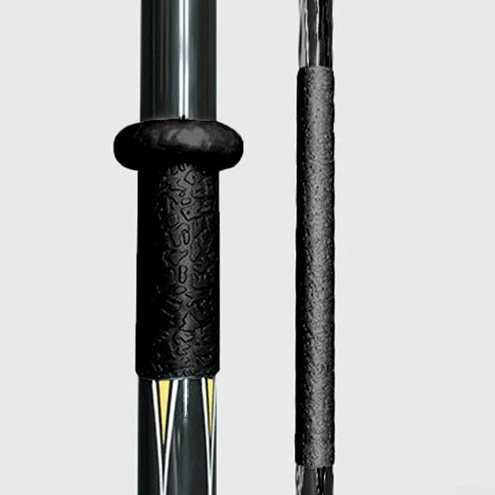 Biljart Keu Grip - Pool Cue Handvat - Verbeteren Balcontrole - Antislip Textuur - ca. 295 x 35 cm - Zwart — afbeelding 2