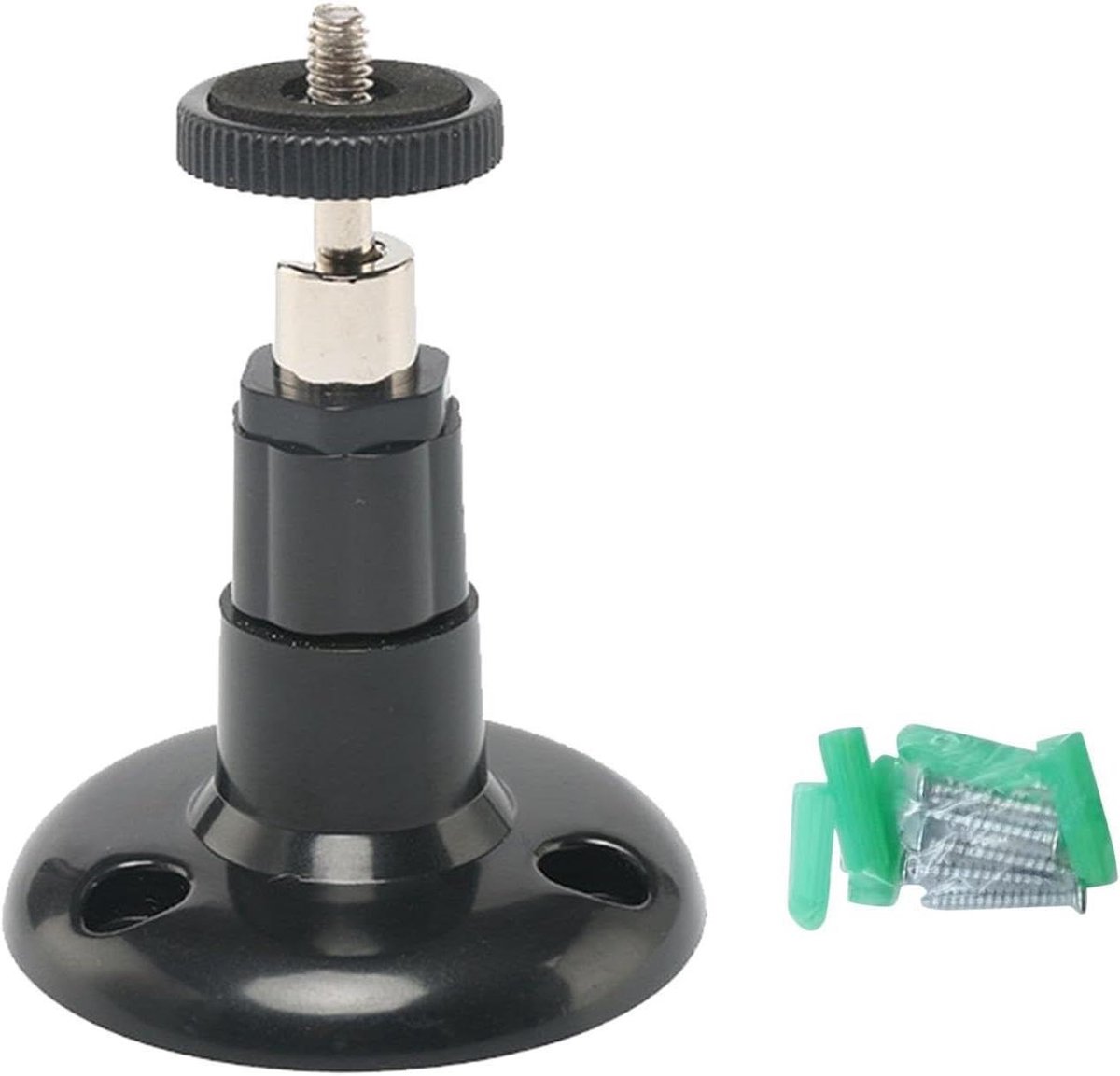 Camera Muurbeugel - Universele Camerahouder - Beveiliging Binnen Buiten - Flexibele Installatie - 6.8 cm x 9.5 cm - Wit