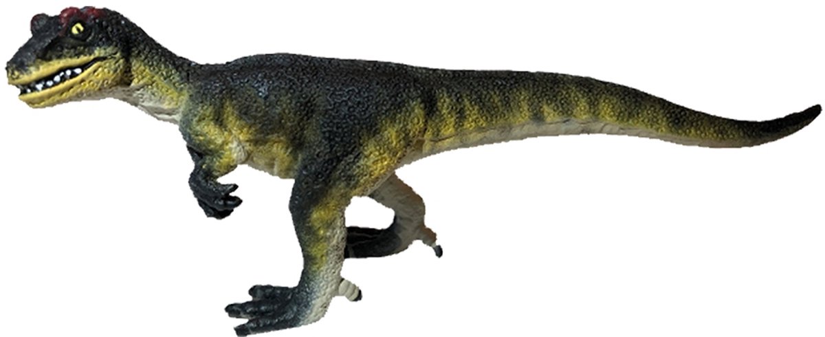 Bullyland 61313 - speelfiguur mini-dinosaurus allosaurus - ca. 4cm - levensecht en detailrijk vormgegeven - ideaal als educatief speelfiguur, decoratie of klein cadeautje voor kinderen vanaf 3 jaar