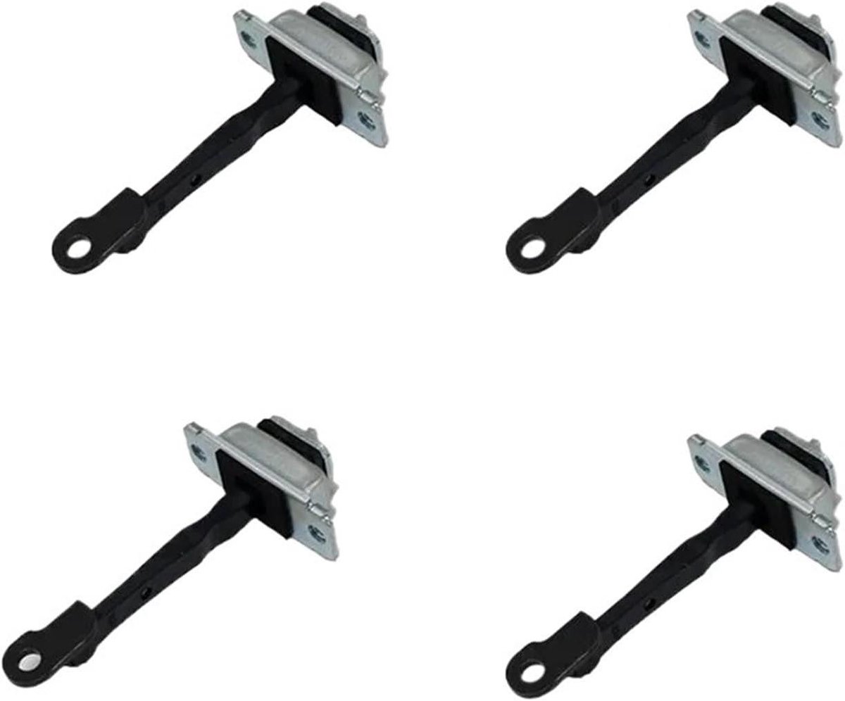 Deur Check Strap - Deur Stopper Scharnier - Auto Deur Stabiliseren - Roestwerende Coating - 10 x 10 mm - Zwart