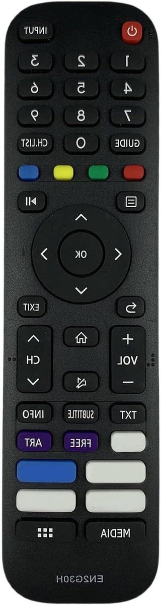 Afstandsbediening - Voice Remote TV - Home Entertainment - Spraakherkenning Technologie - Niet gespecificeerd - Zwart