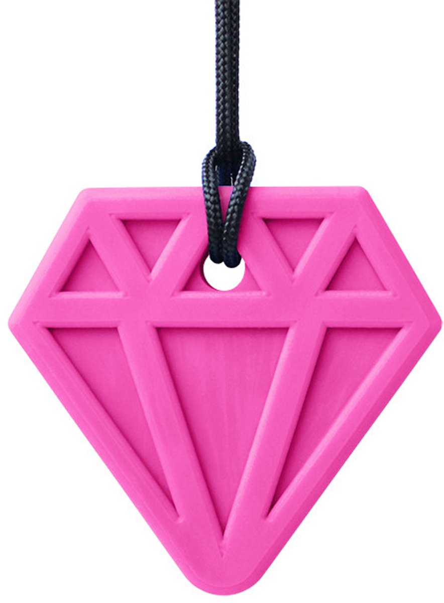 ARK Therapeutic kauwketting diamant voor kinderen - bijtsieraad speelgoed.