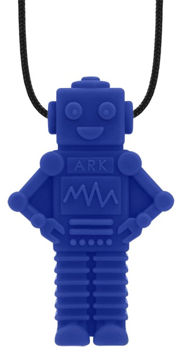 ARK Therapeutic sensorische kauwketting robot donkerblauw voor kinderen.