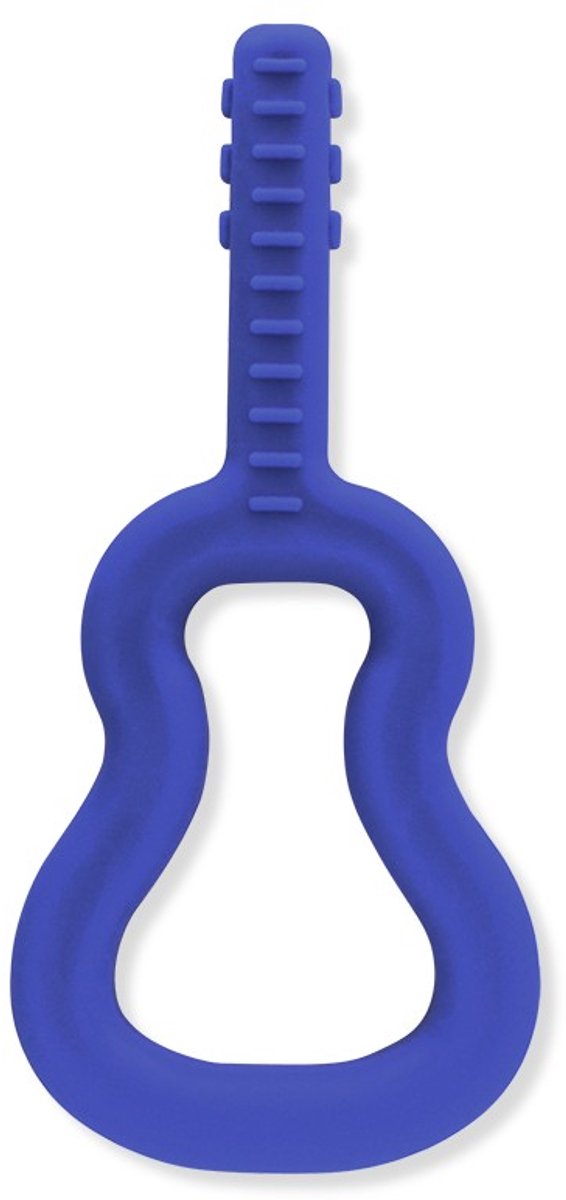 ARK Therapeutic kauwspeelgoed gitaar sensorisch donkerblauw standaard.