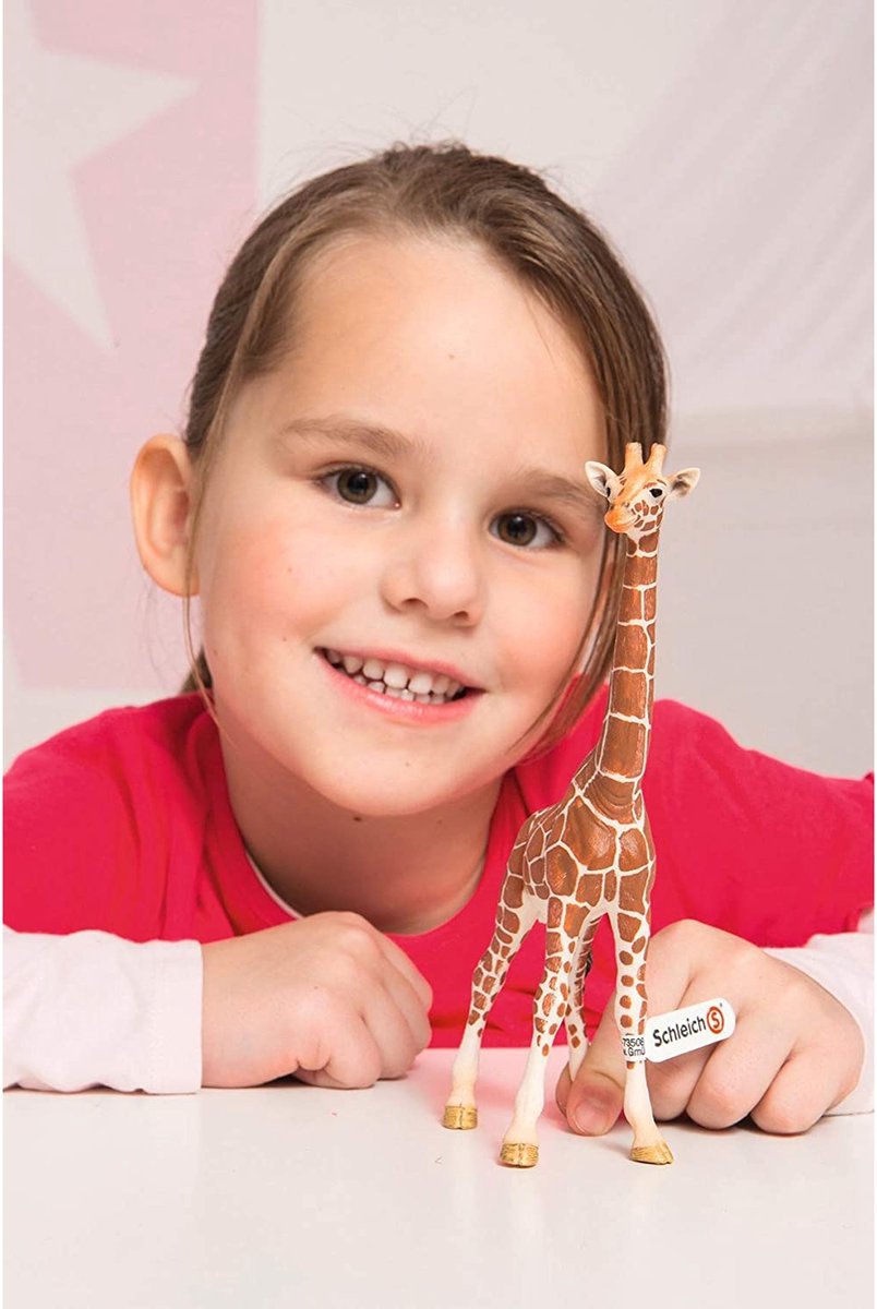 schleich WILD LIFE - Mannetjesgiraf - Speelfiguur - Kinderspeelgoed voor Jongens en Meisjes - 3 tot 8 jaar - 14749 — afbeelding 3