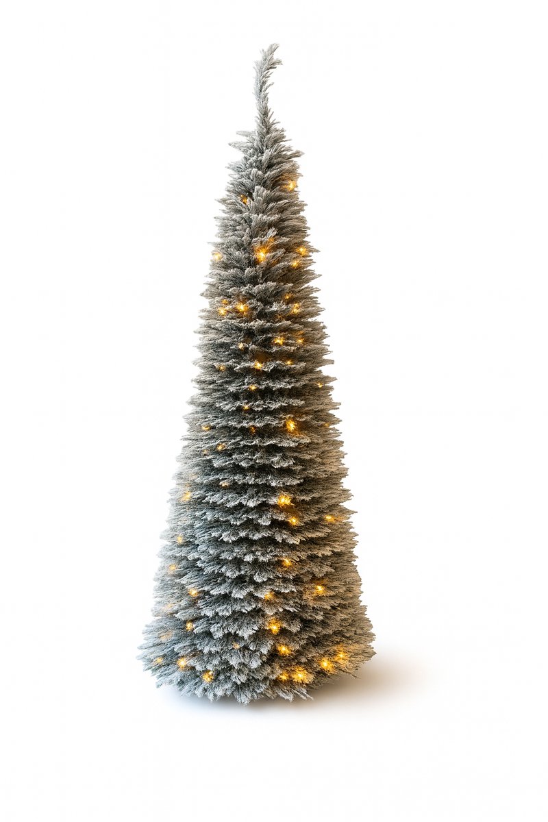 by Mooss - Kerstboom - Pop up - Snow - Sneeuw - 200 LED - 150 cm - Kunst - 1 minuut