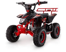 VOLTOURI ATV49-RED-6 Mini Quad 49cc - Kinder Quad Benzine - 6 Inch Offroad - Rood