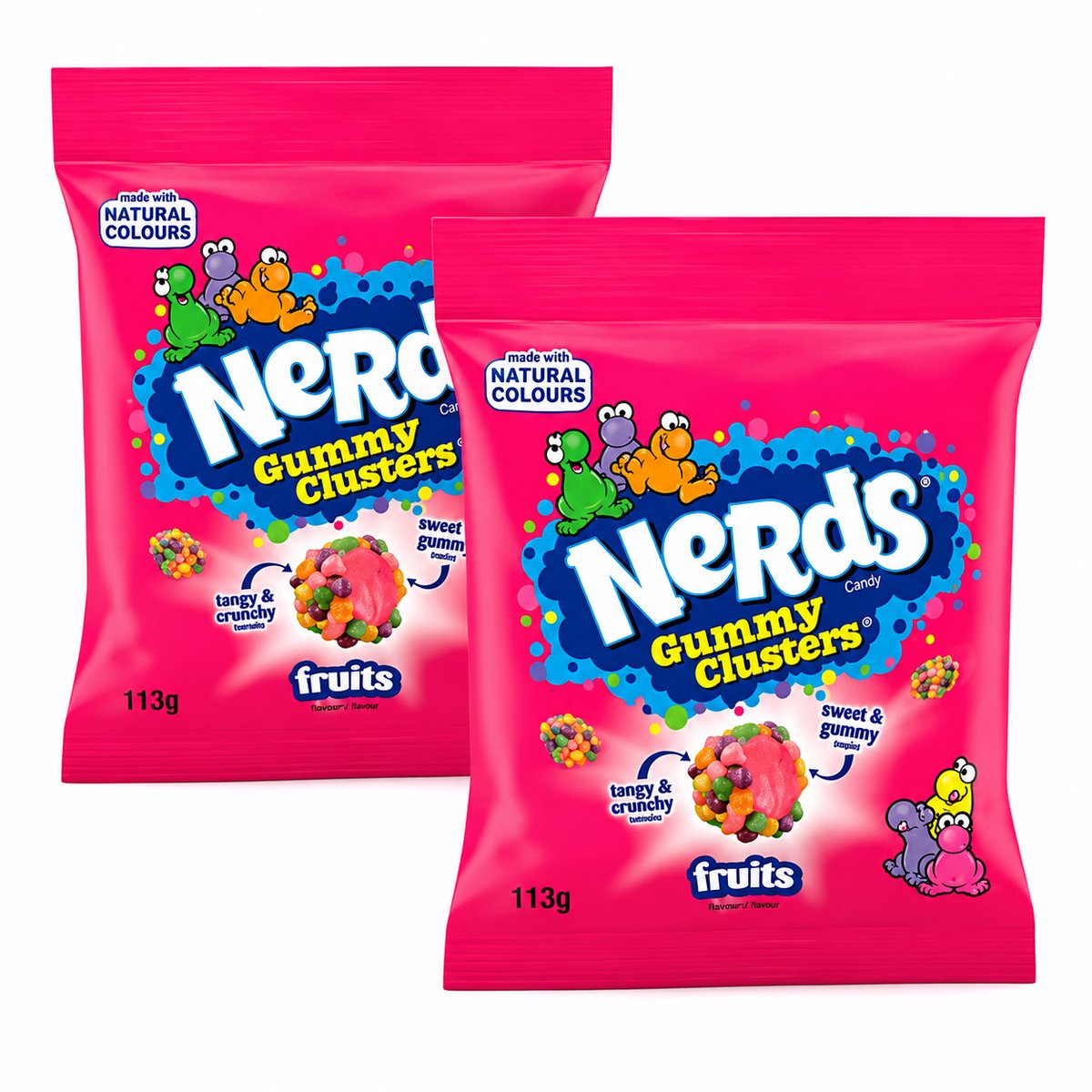 Nerds Gummy Clusters Rainbow 2 stuks