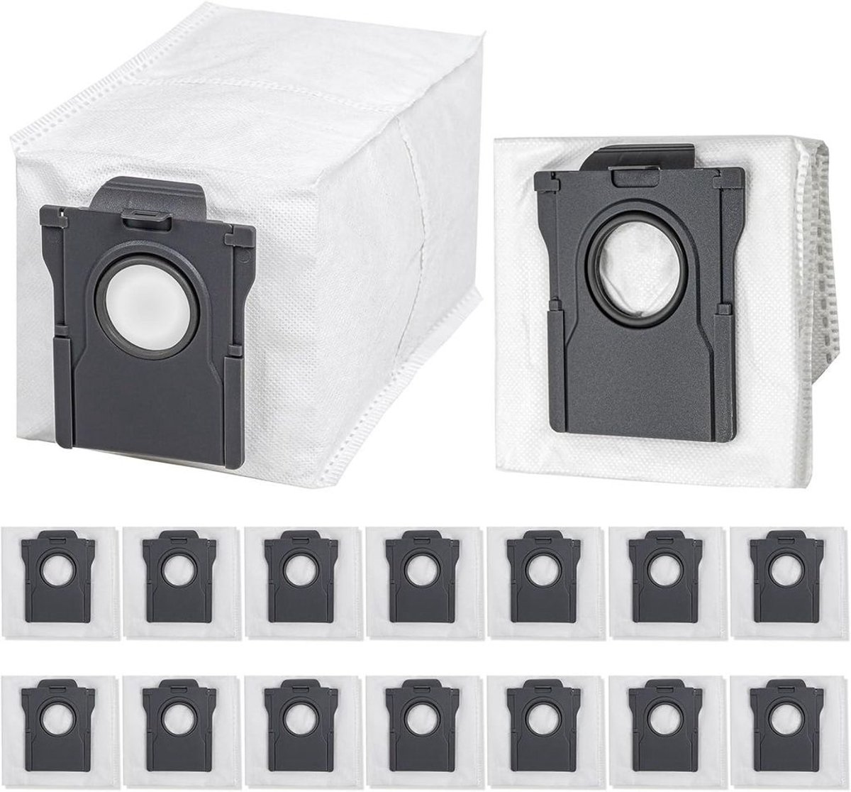 16 stofzakken Geschikt voor de Dreame X30/X40/X50 Ultra Complete en L10s Pro Ultra Heat stofzuigers