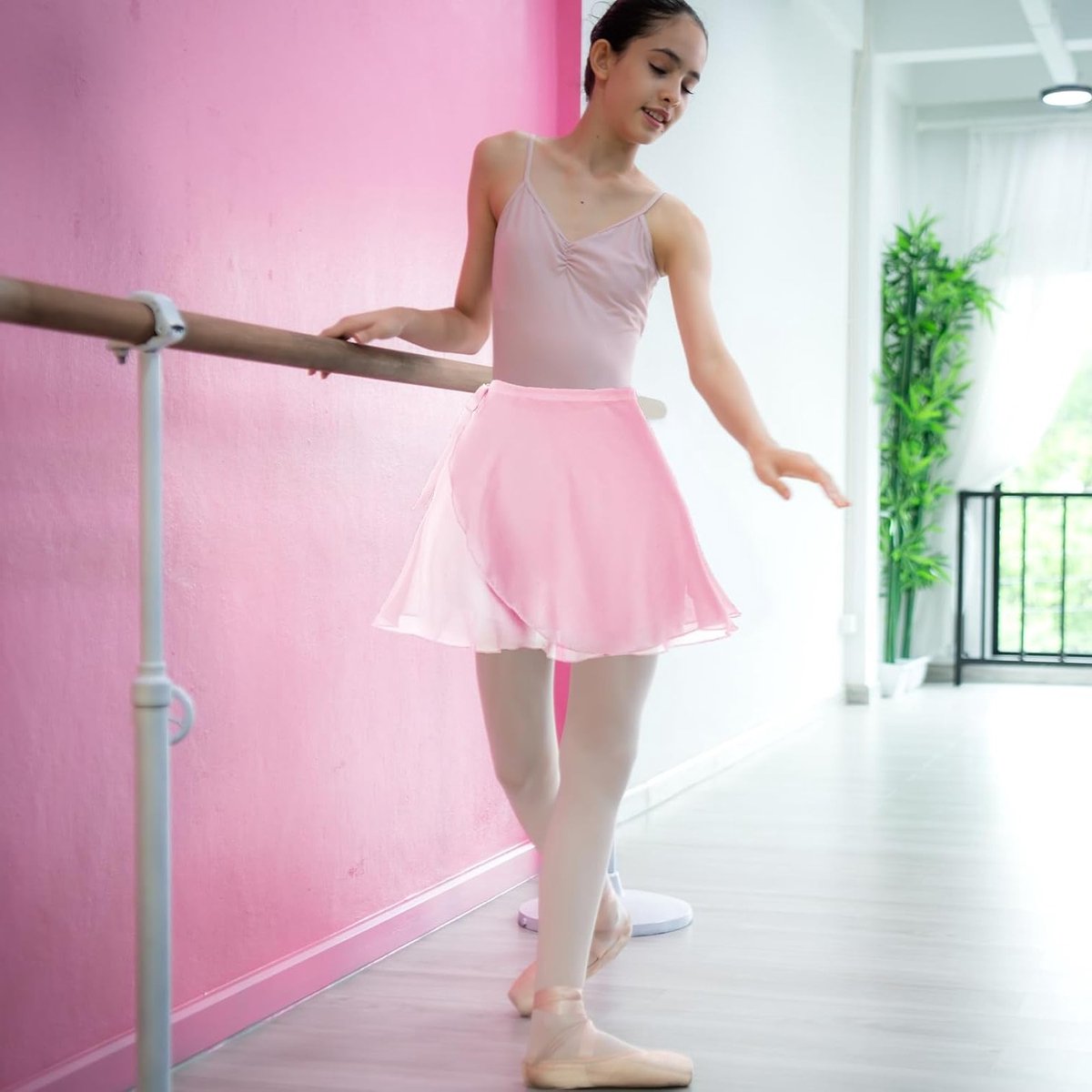 Balletrok voor Dames van Chiffon met Verstelbare Taille - Ideaal voor Ballet en Gymnastiek