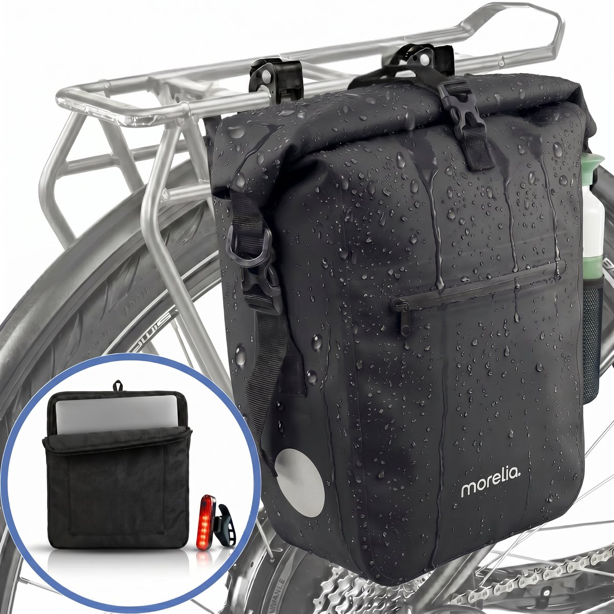 Morelia Fietstas Rolltop 28L