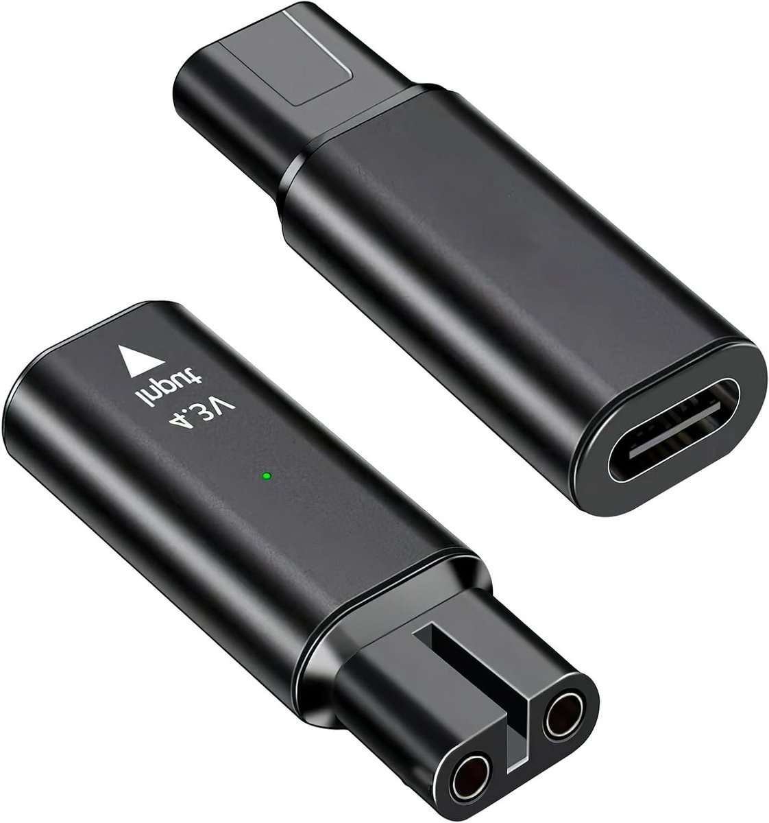 Laadadapter voor 4,3 V type C scheerapparaat met laadindicator - USB-C reserveadapter voor elektrisch scheerapparaat, geschikt voor Philips Norelco Oneblade QP2515 en QP2520