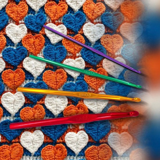 14-delige Haaknaalden Set van Multikleurig Aluminium voor Beginners en Professionals - Perfect voor Breien en Haken — afbeelding 3