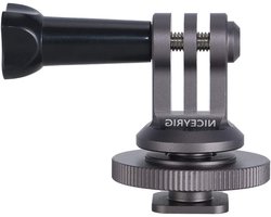 Tripod Houder Geschikt voor GoPro Hero 9/8/7/6, AKASO Brave 7/6/4, DJI Osmo Action - Ideaal voor Selfie Stick, Monopod en Spiegelloze Camera's met Koud Schoen Bevestiging