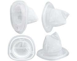 Vervangingsfilters voor de handmatige stofzuigers van de Geschikt voor Black and Decker Dustbuster HNVCF10，HNVC115, HNVC215 en HNVC220 series, set van 4.