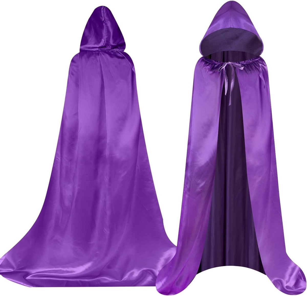 Zwarte Kapmantel voor Kinderen - Lange Gewatteerde Cloak voor Halloween, Cosplay en Feestjes met Grim Reaper Thema