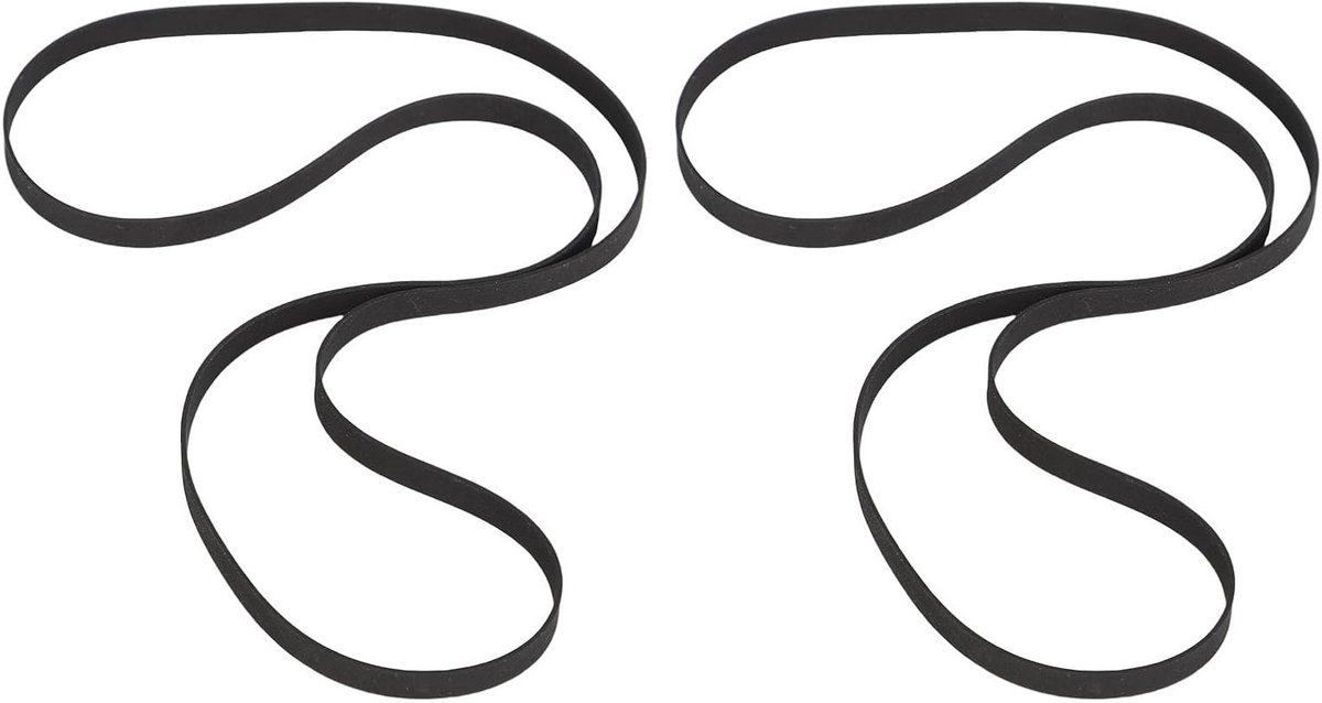 Draaitafelriem voor platenspeler, 145x5x0,6 mm - compatibel met verschillende retro modellen - soepele rotatie