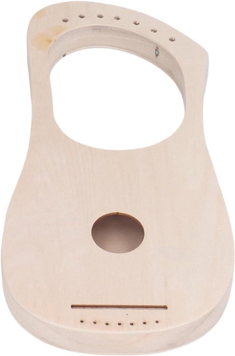 Harp met 7 snaren voor kinderen, verstelbare stemming, duurzaam lindeinstrument.