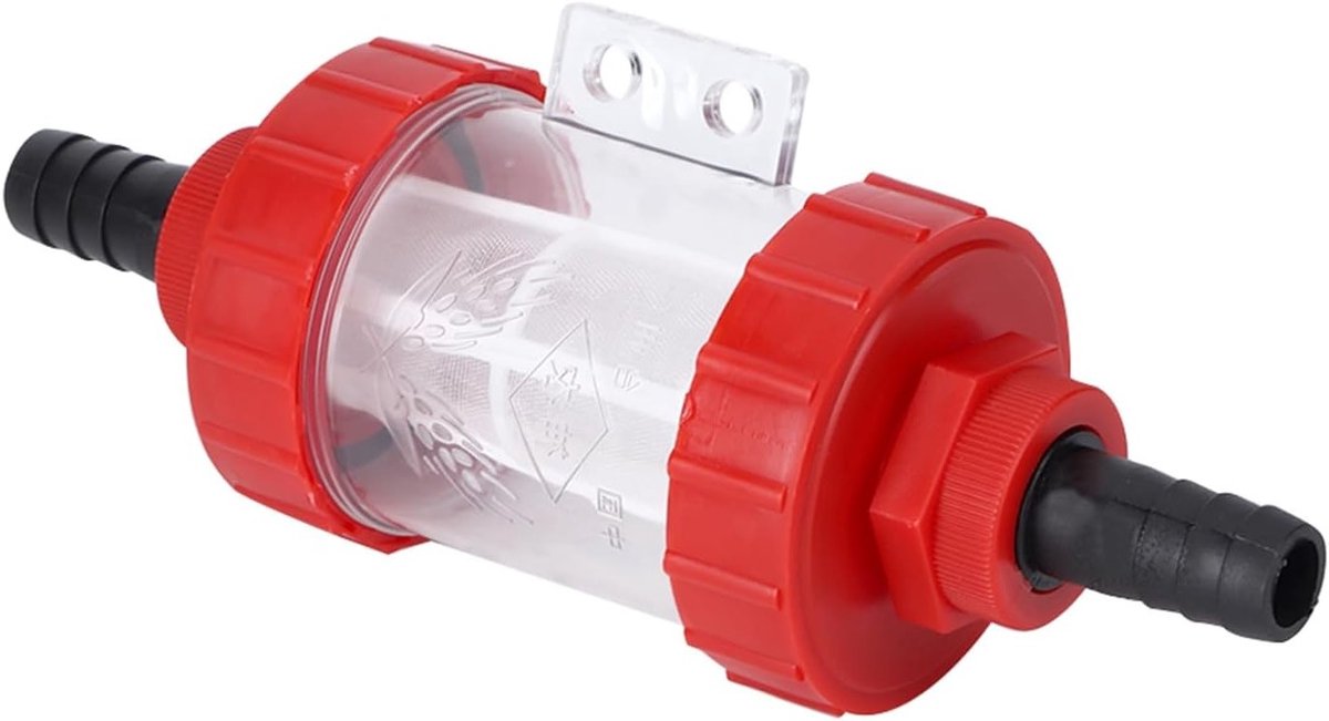 Hoge Doorstroom Waterfilter met Slang en Filteraansluiting voor Tuin- en Campersystemen