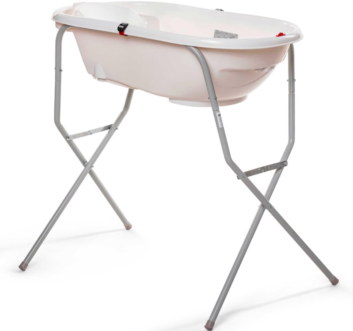 SVN® Baby badje met standaard - baby badje - babybadje met standaard - Metaal - Beige - 90cm x 85cm x 94cm ; 3.5 Kg