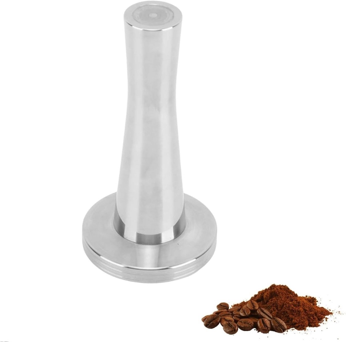 Herbruikbare Koffietamper 41mm van RVS, Perfect voor Espresso Bereiding, Flat Base Ontwerp, Ideaal voor Koffiepoeder en Barista Tools