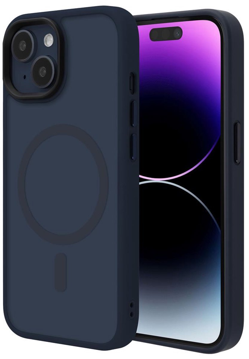 ScreenArmor MagAir Case voor Apple iPhone 15 - Donkerblauw