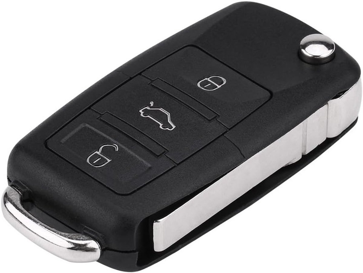 Drieknops afstandsbediening voor auto met 433Mhz ID48 chip - Geschikt voor Seat en Skoda modellen