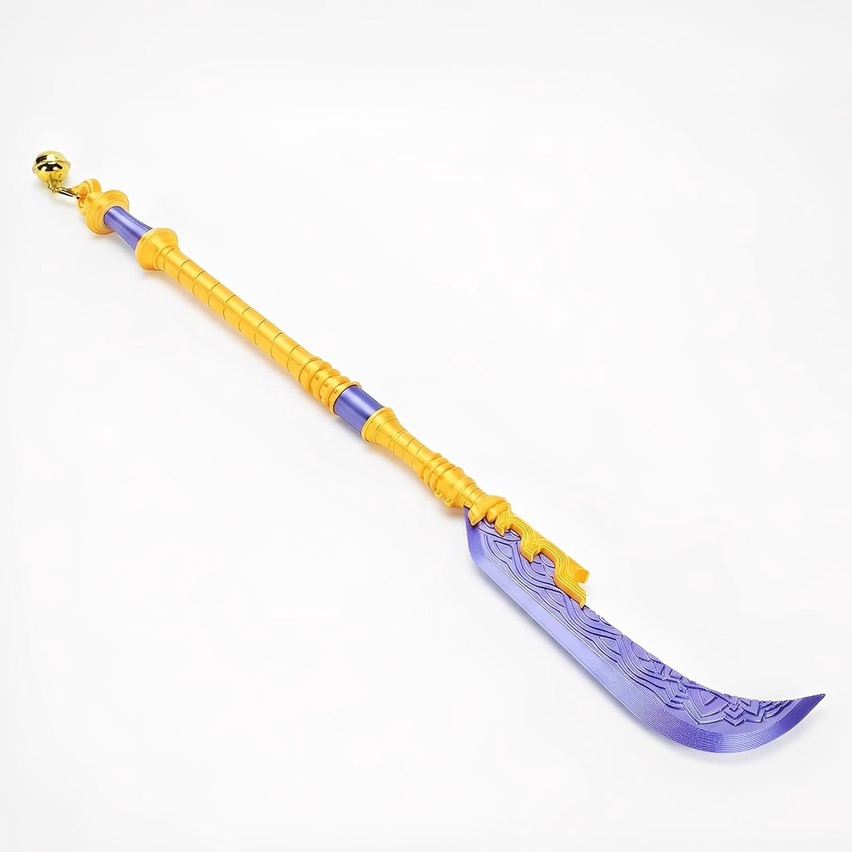 Cosplay Zwaard van 25 Inch, 3D Geprinte PLA Anime Prop Replica met Bel en Hangkoord voor Kostuumverzameling en Verkleedpartijen