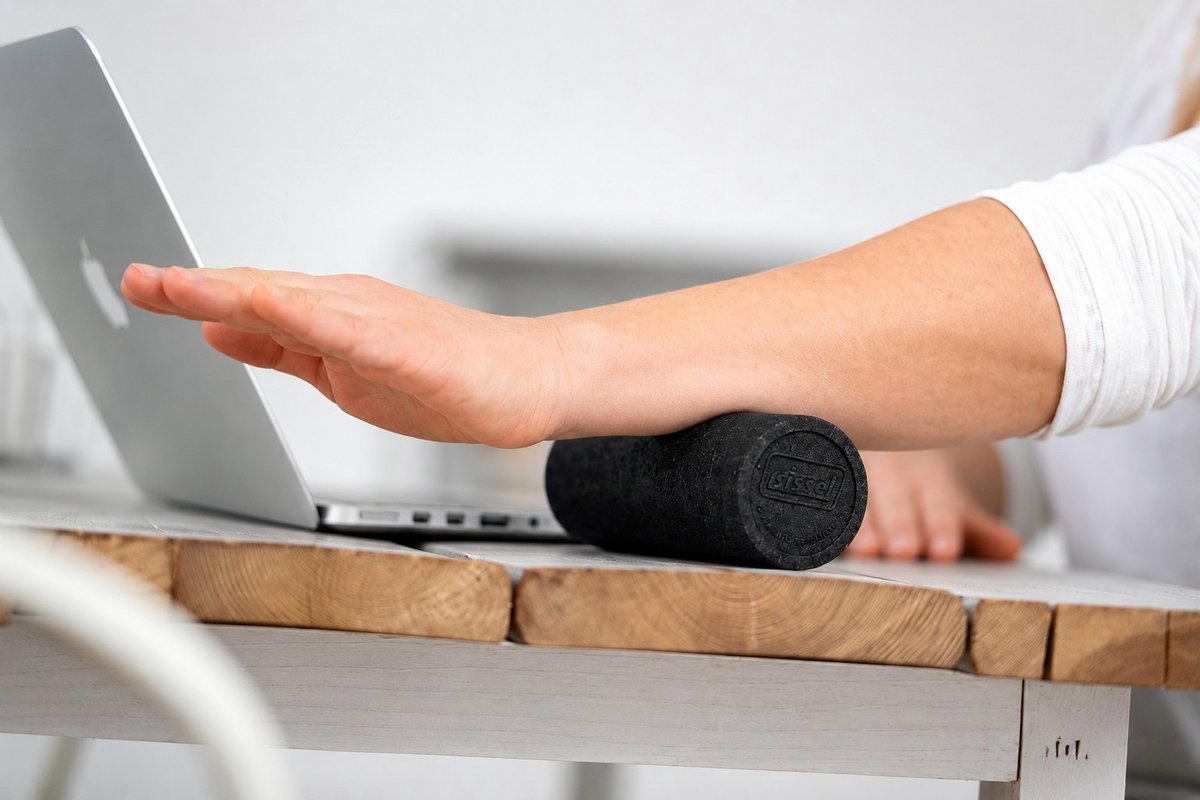 Sissel myofascia roller mini- Zwart