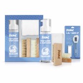 Pooms 4in1 Sneaker Cleaning Kit + 2in1 Suède Reinigingsset - Schoenverzorging - Foam Cleaner Zonder Water - Suède Borstel en Gum - Geschikt voor Leer, Suède, Nubuck, Mesh en Canvas
