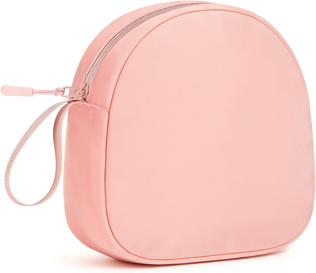 Zachte Hoofdtelefoon Opbergcase, Universele Draagbare Reisoplossing voor Hoofdtelefoons, Compatibel met JBL en Sony Modellen (Roze)