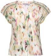 Geisha Blouse Blouse 63457 20 000602 Aqua/sand Dames Maat - XS