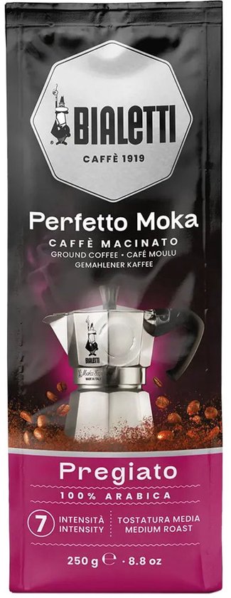 Café moulu Bialetti Perfetto Moka Delicato - 250 grammes