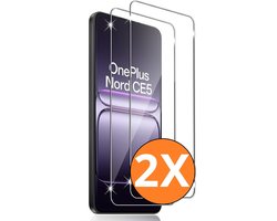 Screenprotector Geschikt voor OnePlus Nord CE5 5G screenprotector Beschermglas OnePlus Nord CE5 – gehard glas tempered glass – 2 Stuks